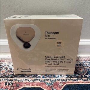 Theragun Mini 3rd Gen Generation Desert Rose New Sealed Box